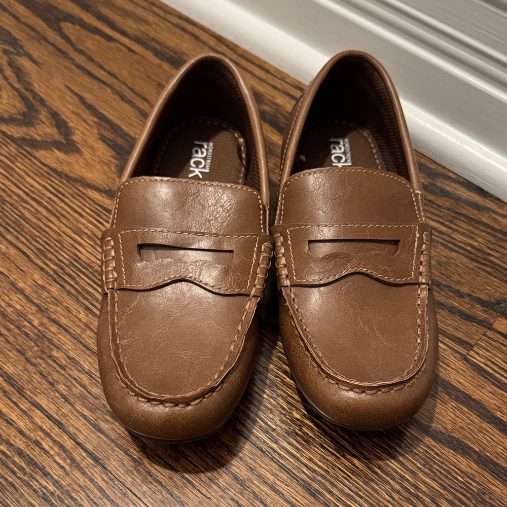 Track Kids Brown Dress Loafers